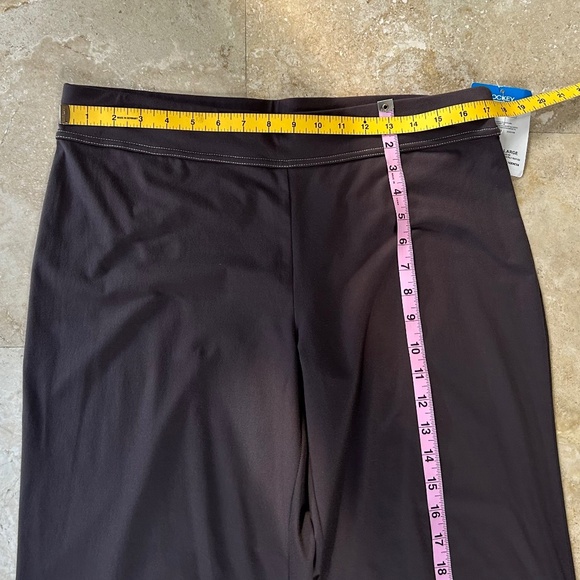 Jockey Sport Light Brown Peached Bootleg Pants, Size XL - Picture 5 of 6